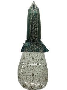 Ensemble complet de Dirac de mariée somalienne en tissu mousseline à manches longues brodé toutes saisons - Product Image 3