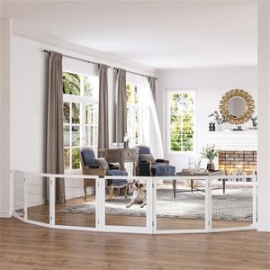 170\" L Wooden Pet Door for Dogs-Premium Quality Pet Gates & Pens - Product Image 6