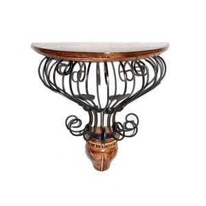 Bohemian Macram Wall Hanging with Wooden Shelf - Cotton Knotted Home Decor - Product Image 4