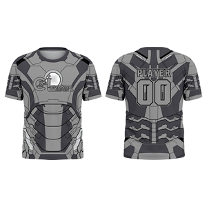 ชุดยูนิฟอร์มซอฟต์บอลสั่งทำพิเศษ ระบายอากาศได้ดี แห้งเร็ว พิมพ์ลายแบบซับลิเมชั่น โพลีเอสเตอร์ 100% สีเทา เสื้อเจอร์ซีย์ไอรอนแมน กางเกง คุณภาพพรีเมียม - Product Image 3