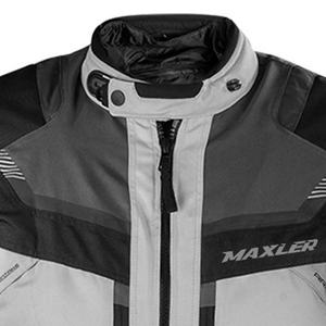 Veste longue de moto de course pour hommes avec protecteurs et doublure coupe-vent Veste de tourisme textile de haute qualité - Product Image 5