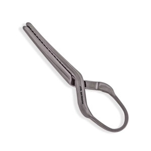 Clip d'occlusion manuel réutilisable en acier inoxydable de qualité chirurgicale, à mâchoire légèrement incurvée, pour mini-vasculaire, 7 mm, temporaire - Product Image 6