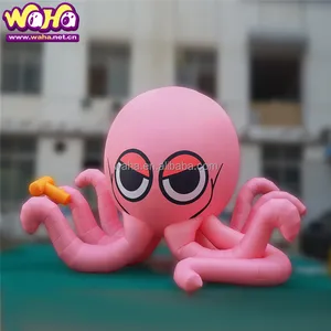 Attractive Inflatable Octopus With Led Lighting Big Inflatable Octopus Tentacle For Stage Decoration