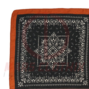 ผ้าโพกหัวพิมพ์ลายสวยสง่าสำหรับผู้หญิงผ้าพันคอผ้าไหมผ้าซาติน - Product Image 3