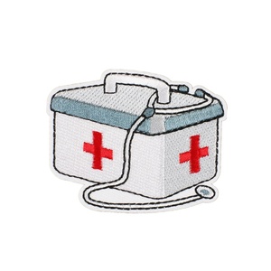 Parche médico caliente pegatinas de enfermera de Hospital parches de hierro para ropa costura bordado apliques insignia decoración rayas - Product Image 4