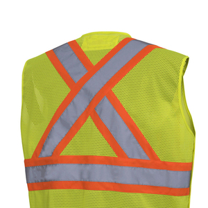 Fabricación OEM ODM, Chaleco de Seguridad Personalizado con su Diseño, Hecho de Tela de Poliéster para una Mayor Seguridad en la Construcción - Product Image 5