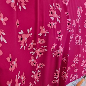 Hecho en Corea, 95% poliéster, 5% spandex, tela ITY estampada en lote, muchos diseños florales, la mejor calidad, hermosos diseños. - Product Image 2