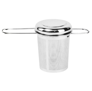 Infuseur à thé réutilisable et portable en acier inoxydable poli, style moderne, facile à nettoyer, pour la maison et la cuisine, écologique, dernière nouveauté - Product Image 1
