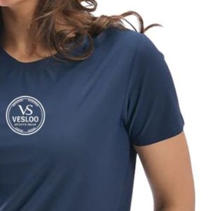 Camiseta Deportiva para Mujer, Color Azul Marino, Transpirable, de Secado Rápido, Ligera, para Gimnasio, Fitness, Entrenamiento, Running, Ropa Deportiva - Product Image 4