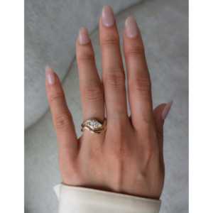 1,0-2.0ct MARQUISE Solitaire Ring & Band SET - Product Image 5