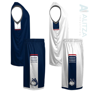 Maillot de basket-ball personnalisé imprimé par sublimation, noir, rouge, à rayures fines, en maille, débardeur unisexe pour adulte, respirant, nom de l'équipe 00 - Product Image 2