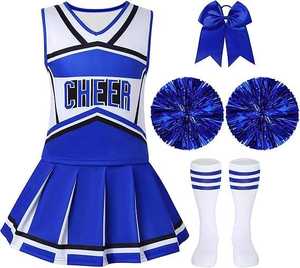 Tenues d'échauffement et d'entraînement pour cheerleaders avec designs personnalisés, logos personnalisés, uniformes de cheerleading pour femmes sur mesure, vente en gros, ensemble complet - Product Image 5