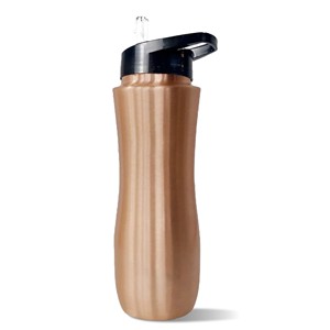 Handcrafted Copper Water <b>Bottle</b> Artisan Finish Ayurvedic Drinking <b>Bottle</b> for Home Office Fitness Travel and Gifting Use - Product Image 6