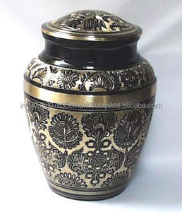 Venta caliente último diseño de latón urna de cremación para cenizas de adultos para servicio funerario hecho a mano en todo el precio de venta - Product Image 6