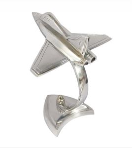 Modelo de Avión Art Deco de Latón Vintage - Decoración Ligera para Mesa de Oficina u Hogar - Product Image 1