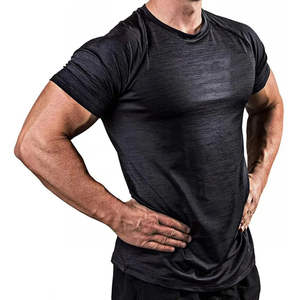 T-shirts de sport pour hommes, vêtements de sport haute performance, matière respirante pour entraînement actif - Product Image 1
