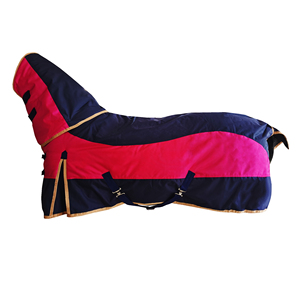 <b>Winter</b> Horse Turnout Horse Rugs Horse <b>Blanket</b> with Detachable Neck Cover Waterproof <b>Blanket</b> Quilted Padded Liner - Product Image 1