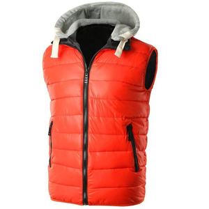 Mens Custom <b>Padding</b> Gilet Down Jacket Vest Hooded Puffer Jackets Street Wear Winter Wear Plain Dyed Casual - Product Image 5