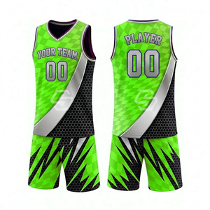 Maillot de basketball personnalisé de haute qualité, unisexe, col en V, sans manches, respirant, en maille, 180g polyester, impression personnalisée pour adultes - Product Image 6