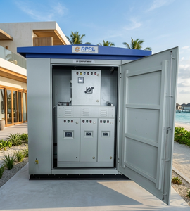 Poste de transformateur compact de qualité supérieure 315 kVA 20 kV 400 V, refroidi à l'huile, avec bobinage en cuivre, conception en conteneur - Product Image 3