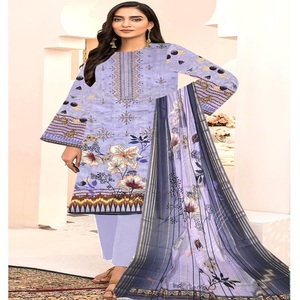 Costumes de prêt-à-porter brodés pour filles Salwar Kameez pakistanais de marque Vêtements indiens et pakistanais à prix de vente en usine - Product Image 3