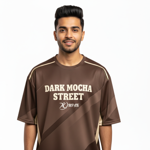 เสื้อยืดโอเวอร์ไซส์พิมพ์ลายซับลิเมชั่น แฟชั่นลำลองแนวสตรีทสำหรับผู้ชาย - Product Image 1