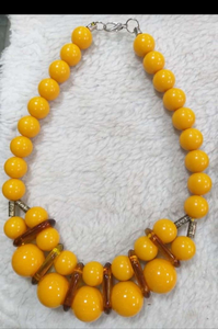 Collier artisanal en résine avec perle d'eau douce pour femmes et filles, cadeaux de mariage et de fête, exportateur indien - Product Image 3