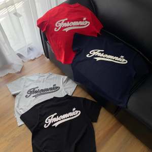 Camiseta Unisex OEM ODM, Corte Cuadrado, 100% Algodón, Impresión Serigráfica, Bordado 3D, Ecológica, Transpirable, Talla Grande - Product Image 1