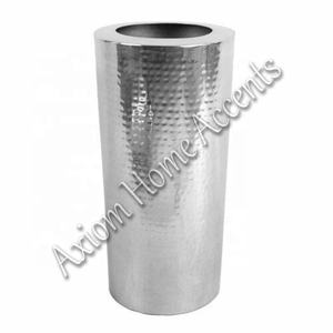 Jarrón de suelo de gres hecho a mano de estilo moderno de Axiom Home Accents, esmalte transparente para mesa contemporánea o decoración del hogar - Product Image 5