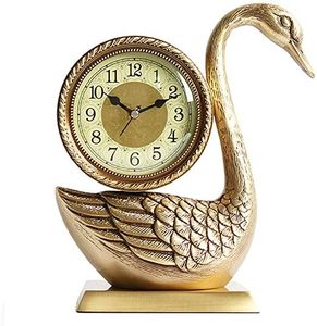 Compact Decorative Metal <b>Desk</b> Clock For <b>Study</b> Corner With Stylish Frame And Functional Home Decor Accent - Product Image 6