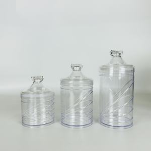 Bote de almacenamiento transparente, acrílico, inastillable - Product Image 2