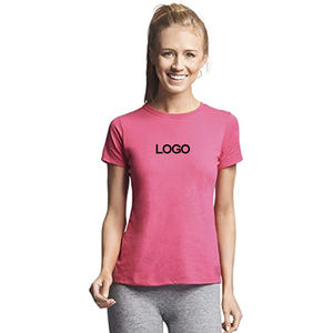 Camiseta elegante para mujer, camiseta cómoda con estampado, Top informal de manga corta con cuello redondo, ropa de primavera/verano para mujer - Product Image 3