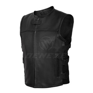 Servicio OEM, MOQ Bajo, Chaleco de Cuero para Hombre, Chaleco Ligero de Cuero de Alta Calidad a Precio de Mayoreo - Product Image 3