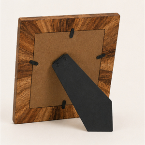 Wholesale Handcrafted Sunburst Wooden Photo <b>Frame</b> Rustic Mango Wood <b>Square</b> Picture <b>Frame</b> for Tabletop Desk Home Decor - Product Image 3
