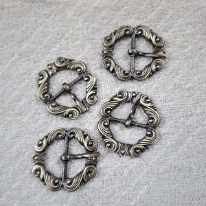 buckle <b>Decorative</b> Pattern <b>Retro</b> Zinc Alloy Clothing MEDIEVAL Belt Buckle Ornate Brass Buckle 16th-17th century TT-7921 M - Product Image 5