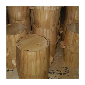 [HOT SELLING] | Japanese Style Round Wooden Bathtub Ofuro Wooden Barrel Bathtub For Home Spa Soaking From Blue Lotus Vietnam - Product Image 1