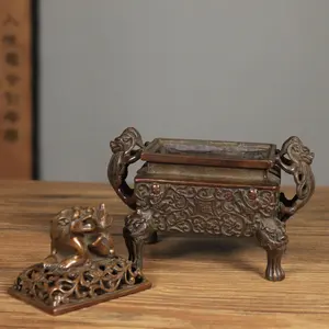 Signature Cultural Religious Home Eco-friendly Durable Bakhoor Incense <b>Burner</b> Crafted for Metal Use - Product Image 6