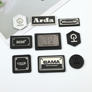 Étiquettes en cuir véritable pour jeans avec logo personnalisé, étiquettes en cuir pour chapeaux, impression de tampon en relief, patch en cuir véritable avec métal pour chapeaux - Product Image 2