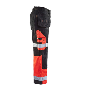 Pantalones de Trabajo de Invierno Resistentes OEM para Hombre, Alta Visibilidad, Múltiples Bolsillos, Construcción a Prueba de Polvo, Poliéster Reflectante - Product Image 3
