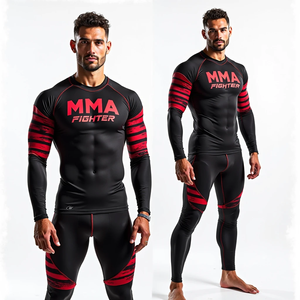 Fabricante de Rashguards Personalizados para BJJ, Impresión HD Sublimada, Transpirable, de Secado Rápido, Antibacterial, Material Duradero para Gimnasio y Artes Marciales - Product Image 3