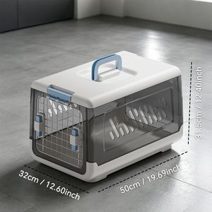 Lettiera per Gatti XXL Spaziosa Bianca a Guscio Chiuso Anti-Tracciamento con Maniglia per Gatti da Viaggio, Realizzata in Materiale Durevole per Animali Domestici - Product Image 3