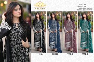 Vente en gros du dernier costume Salwar georgette brodé de créateur pour femmes adultes vêtements indiens et pakistanais d'Inde et du Pakistan - Product Image 4