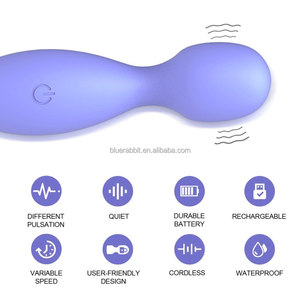<strong>Wholesale</strong> Cordless <strong>Electric</strong> Full Body <strong>Massager</strong> Silicone Wand Vibrators; Personal Sex Toy Rechargeable External Wand <strong>Massager</strong> - Product Image 5