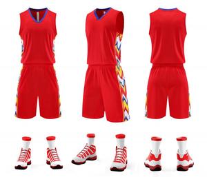 ชุดกางเกงบาสเก็ตบอลชายแบบกำหนดเอง พิมพ์ลายแบบ Sublimation ระบายอากาศ แห้งเร็ว โพลีเอสเตอร์ สายรัดปรับได้ เอวยางยืด - Product Image 4
