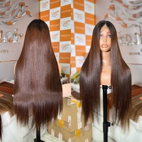 Perruque sans colle Az Hair en cheveux humains vietnamiens 100% vierges de qualité supérieure, double trame, couleur personnalisée, ultra-lisse