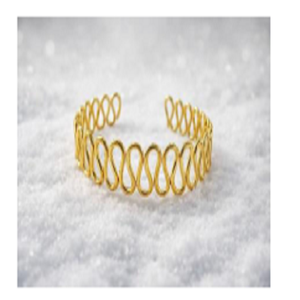 Gold Plated Alloy Cuff <b>Bracelet</b> Classic <b>Infinity</b> Pattern Unisex Fashion Jewelry For Gift And Daily Wear - Product Image 1