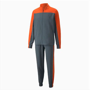 Ensemble de jogging décontracté pour homme, personnalisé avec logo OEM, deux pièces, en nylon et polyester, coupe-vent cargo, prix abordable - Product Image 4
