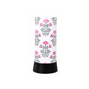 Floral Print LED Bedside Table Lamp Warm White <b>Night</b> <b>Light</b> Modern Decorative Desk Lamp for Bedroom Living Room Study Home Decor - Product Image 1