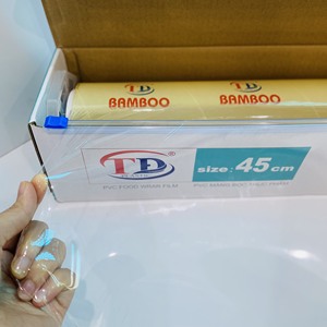 2026 New design High Quality PVC Cling Film for Food Plastic Cling Film Food Wrap with Cutter Stretch Film Wrap Eco-friendly - Product Image 5