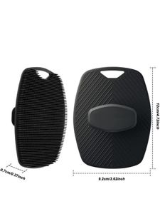 Cepillo de Ducha de Silicona Flexible con Agarre Fácil, Exfoliante Corporal para Limpieza Profunda de Poros, Masajeador de Piel con Cerdas Suaves, Esencial para el Baño - Product Image 2